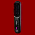 Cordless Hair Straightening Brush — Negative Ion Travel Styler