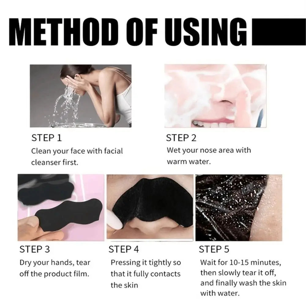 Butterfly Blackhead Nose Strips — 10-Pack Deep Pore Cleansing Patches