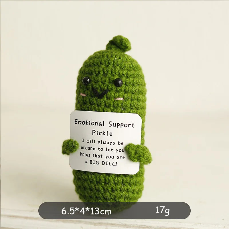 Positive Energy Crochet Potato — Handmade Plush Charm & Gift