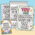 Happiness in Small Moments — Mental Health Colouring Book for Adults
