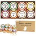 8-Piece Natural Bath Salt Spa Set — Relaxing Self-Care Gift