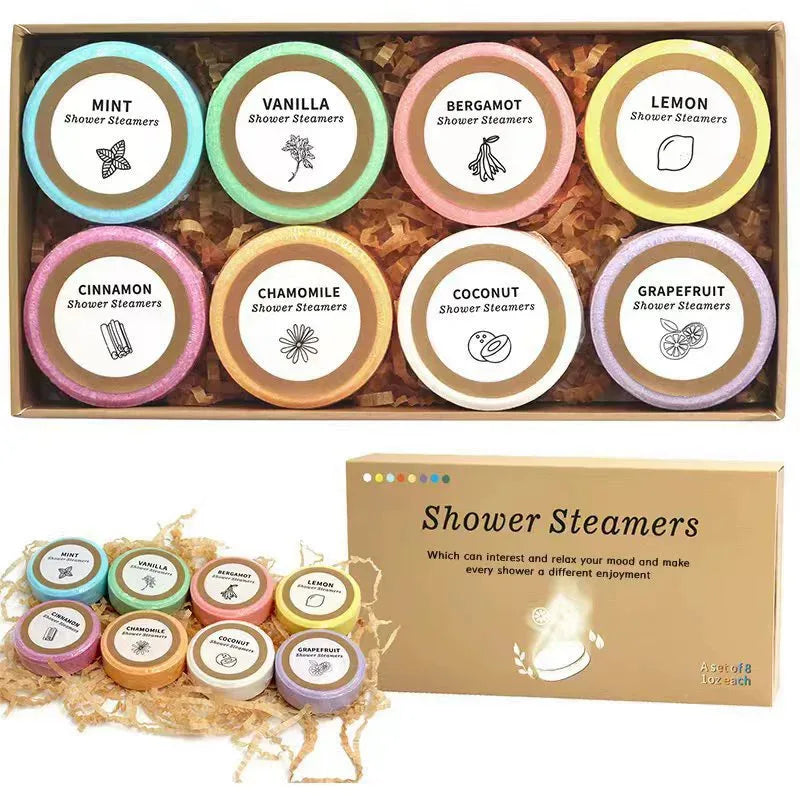 8-Piece Natural Bath Salt Spa Set — Relaxing Self-Care Gift
