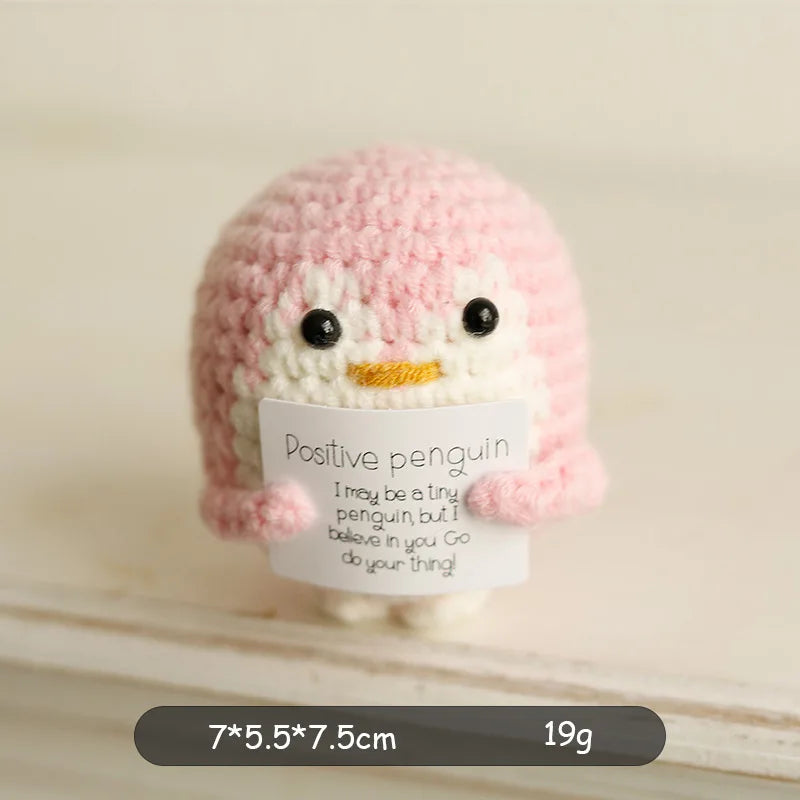 Positive Energy Crochet Potato — Handmade Plush Charm & Gift